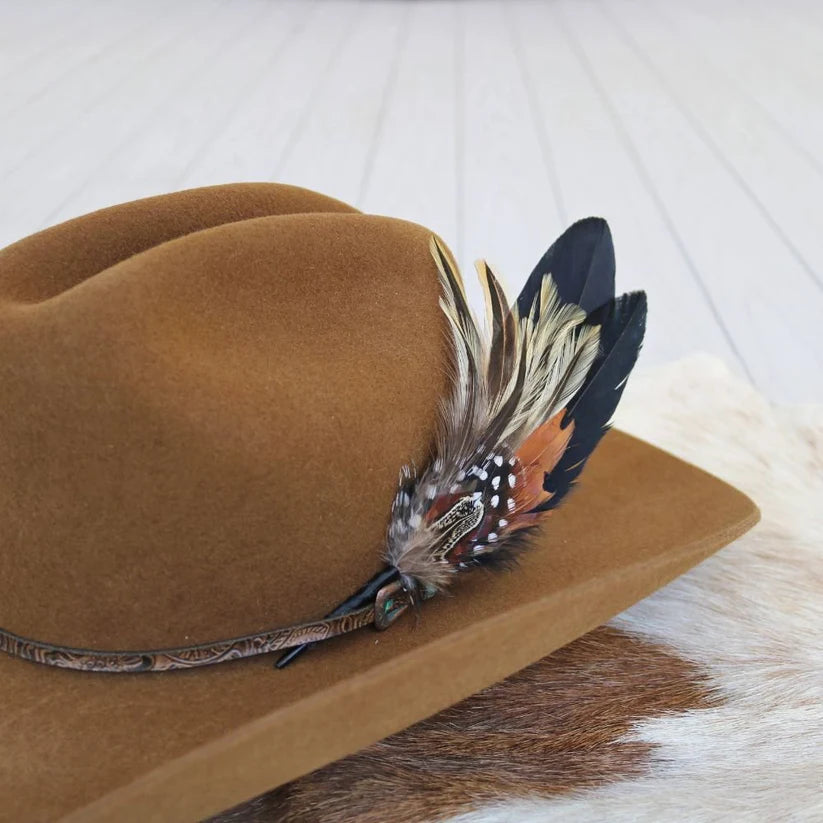 Feather Hat Accent - Frio