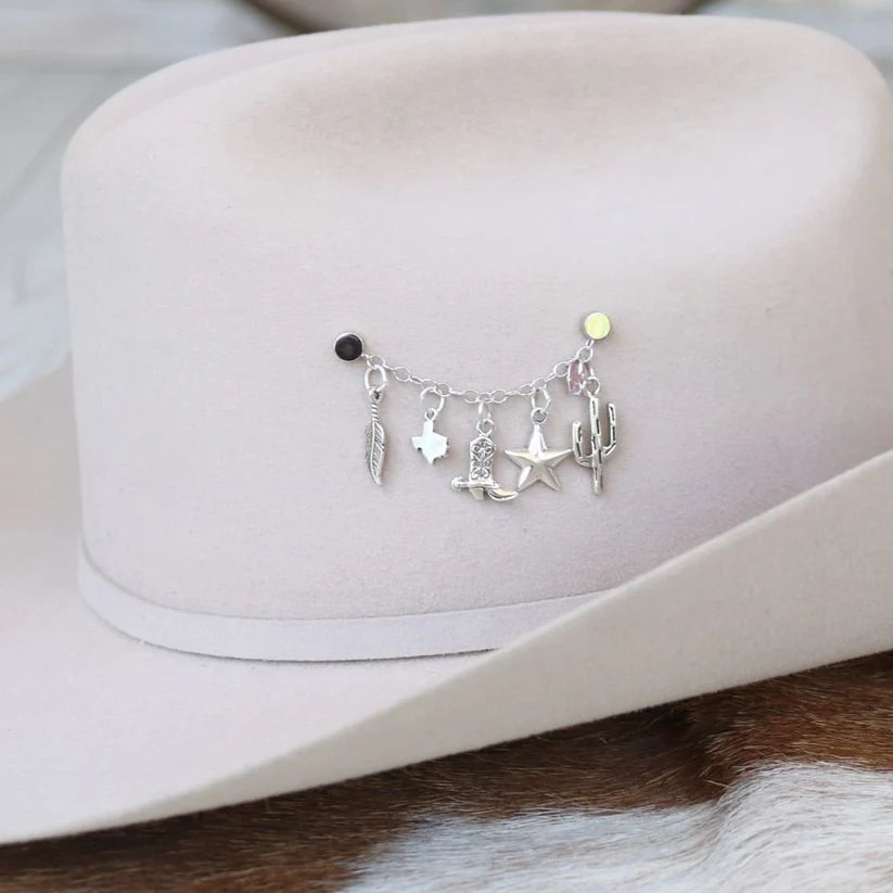 The Lonestar Hat Charm Chain