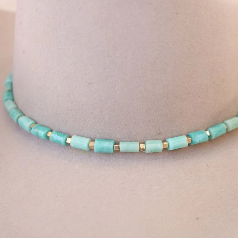 Amazonite Stone Hat Band - Solace