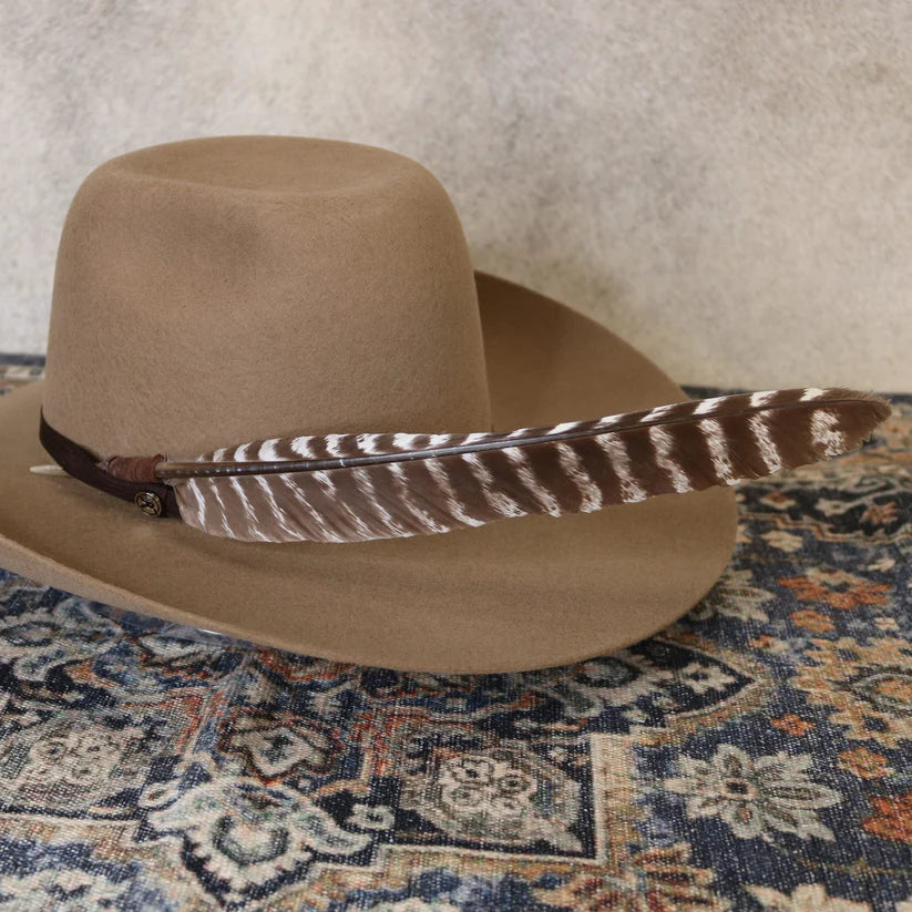 Large Hat Turkey Feather - Goliad