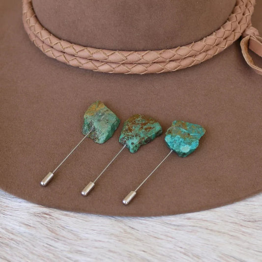 Natural Turquoise Hat Pin Stick