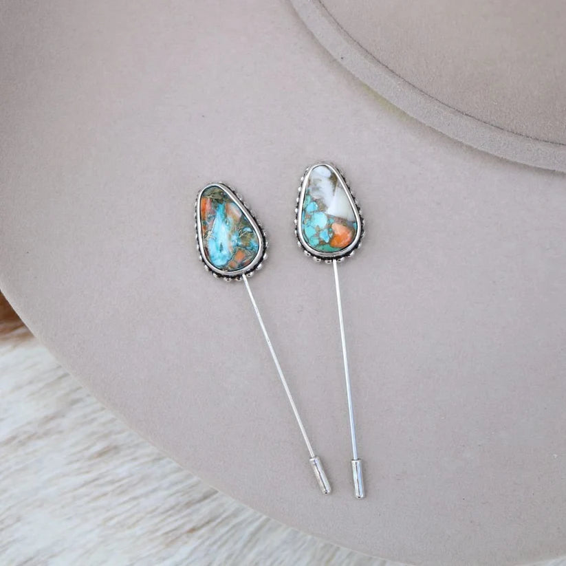 Southwest Mosaic Hat Pin