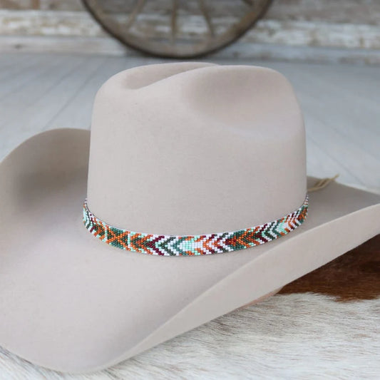 Western Beaded Hat Band - Solara