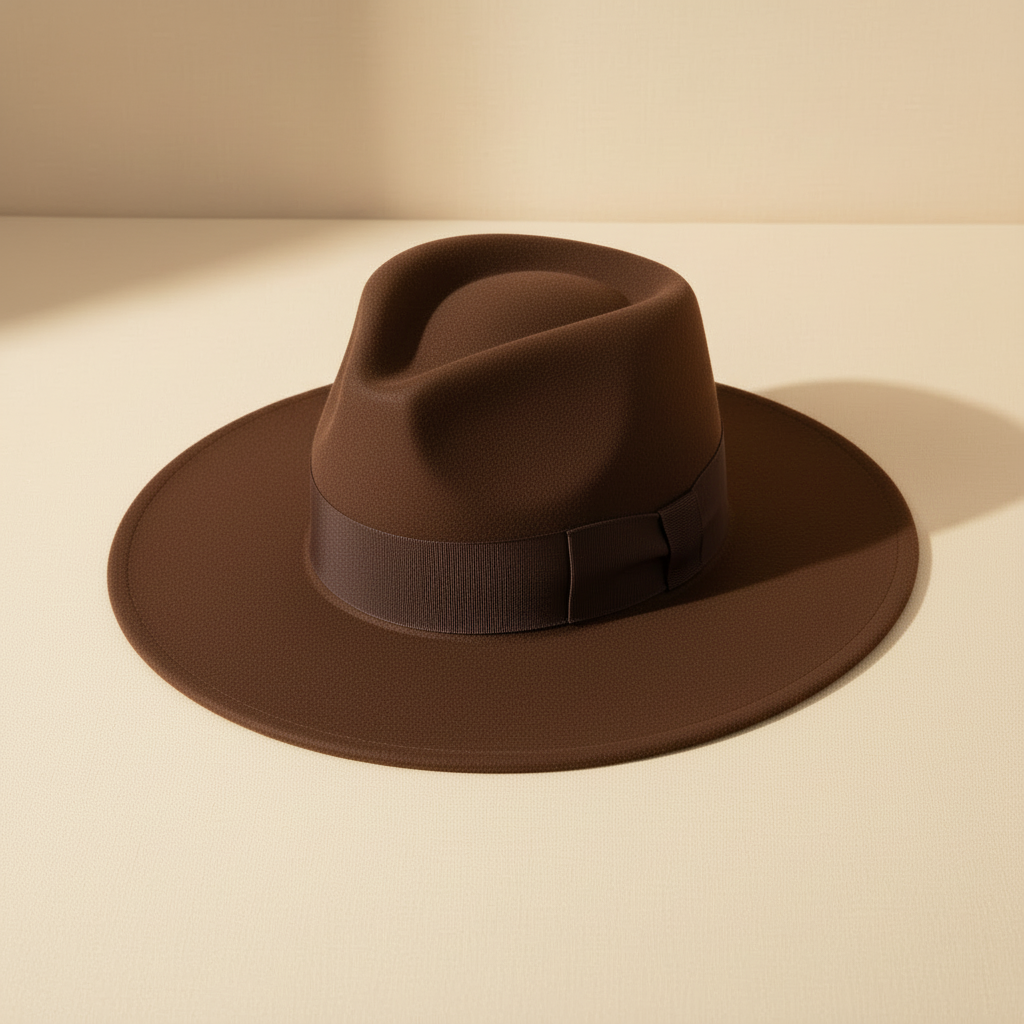 Brown Fedora Hat